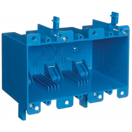 Homestead Electrical Box, Old Work Outlet Box Type, 3 Gangs HO81628